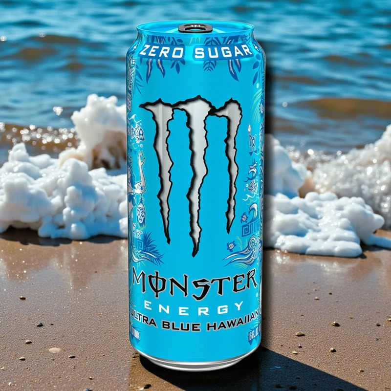 Monster Energy Ultra Blue Hawaiian 473 ml – Zero Sugar USA Import