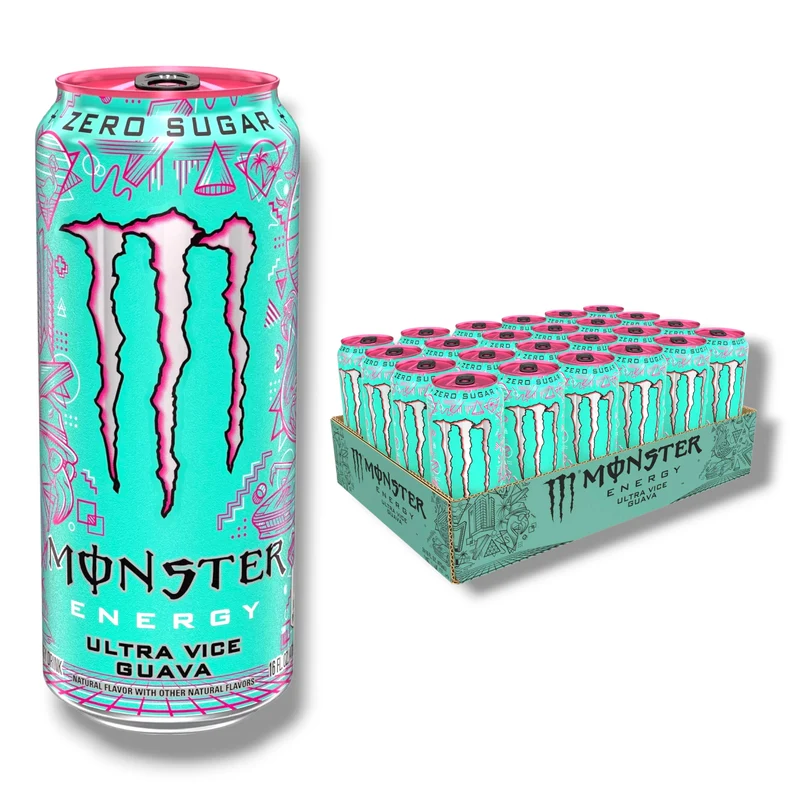 Monster Energy Ultra Vice Guava 473 ml – Zero Sugar USA Import