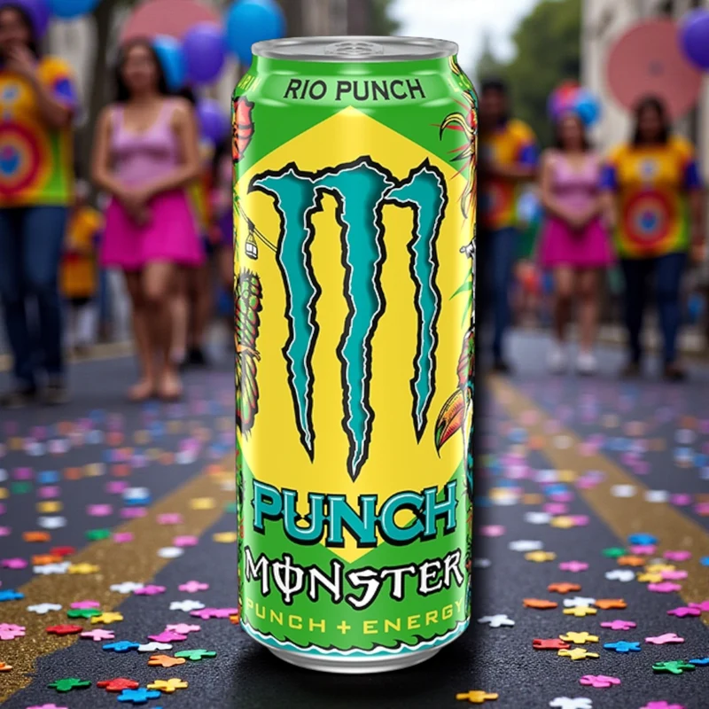Monster Energy Rio Punch 0,5l– Tropischer Energy Drink
