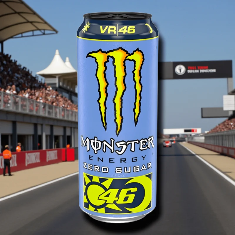 Monster Energy VR46 Zero Sugar 0,5l– Valentino Rossi Edition
