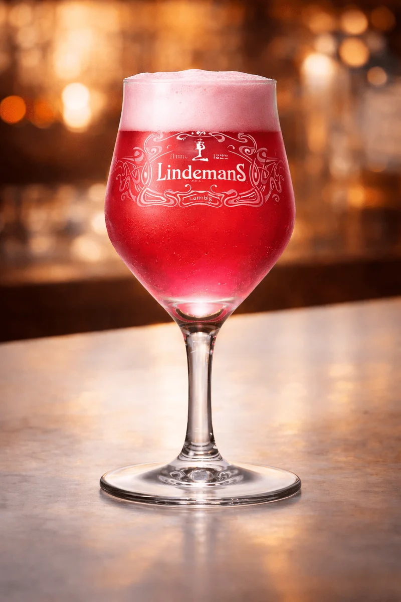Lindemans Bierglas 250 ml - Glas für Kriek & Fruchtbiere