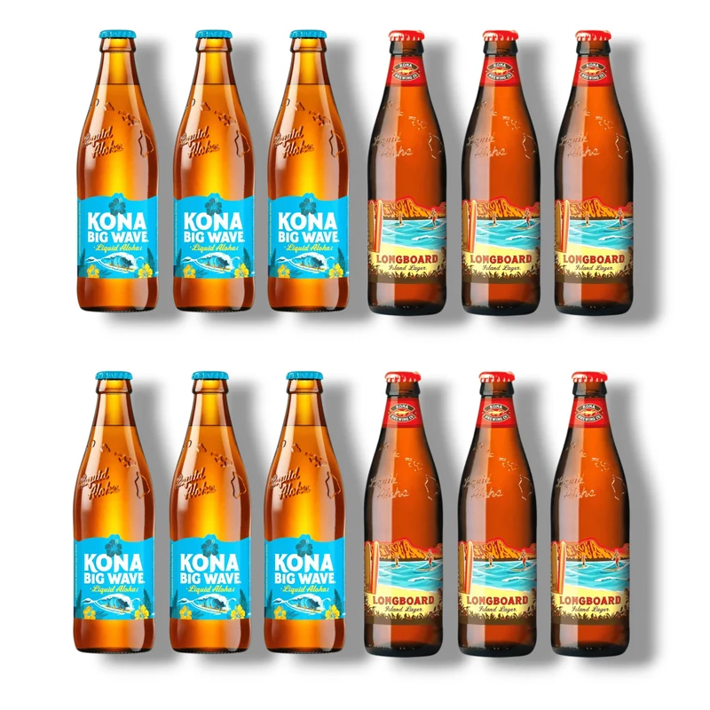 Kona Bierset 0,35l– Longboard Lager & Big Wave Golden Ale