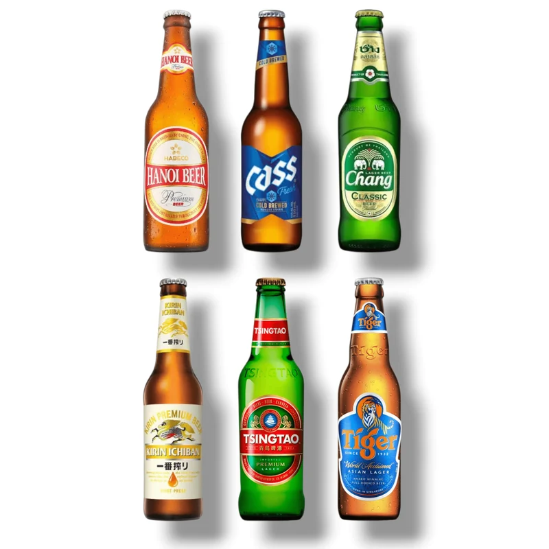 Asiatisches Bier-Geschenkset – Internationaler Biermix aus Asien