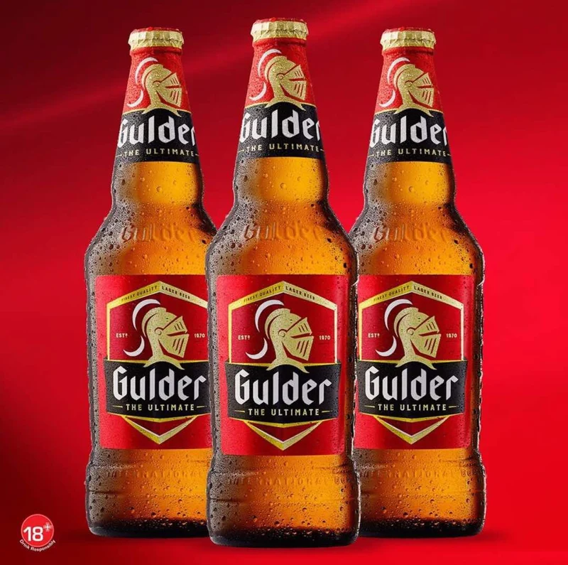 Gulder the Ultimate Lager 0,6l - Bier aus Nigeria- Afrika mit 5,2% Vol.