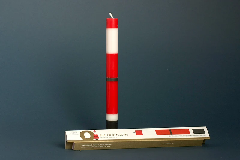 Weihnachts🎅 Grußkerze trifft Upcycling Kerzenständer - tolles Mitbringsel