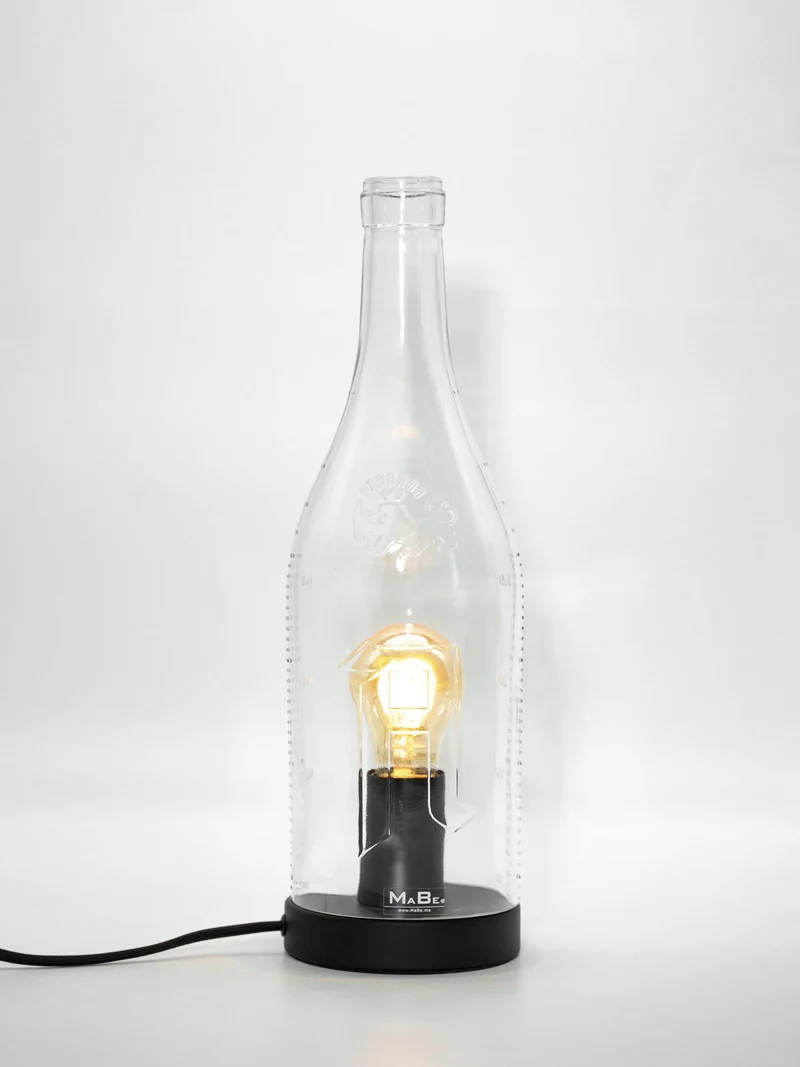 Asbach Big Bottle - TischLampe & Windlicht in einem - B2B
