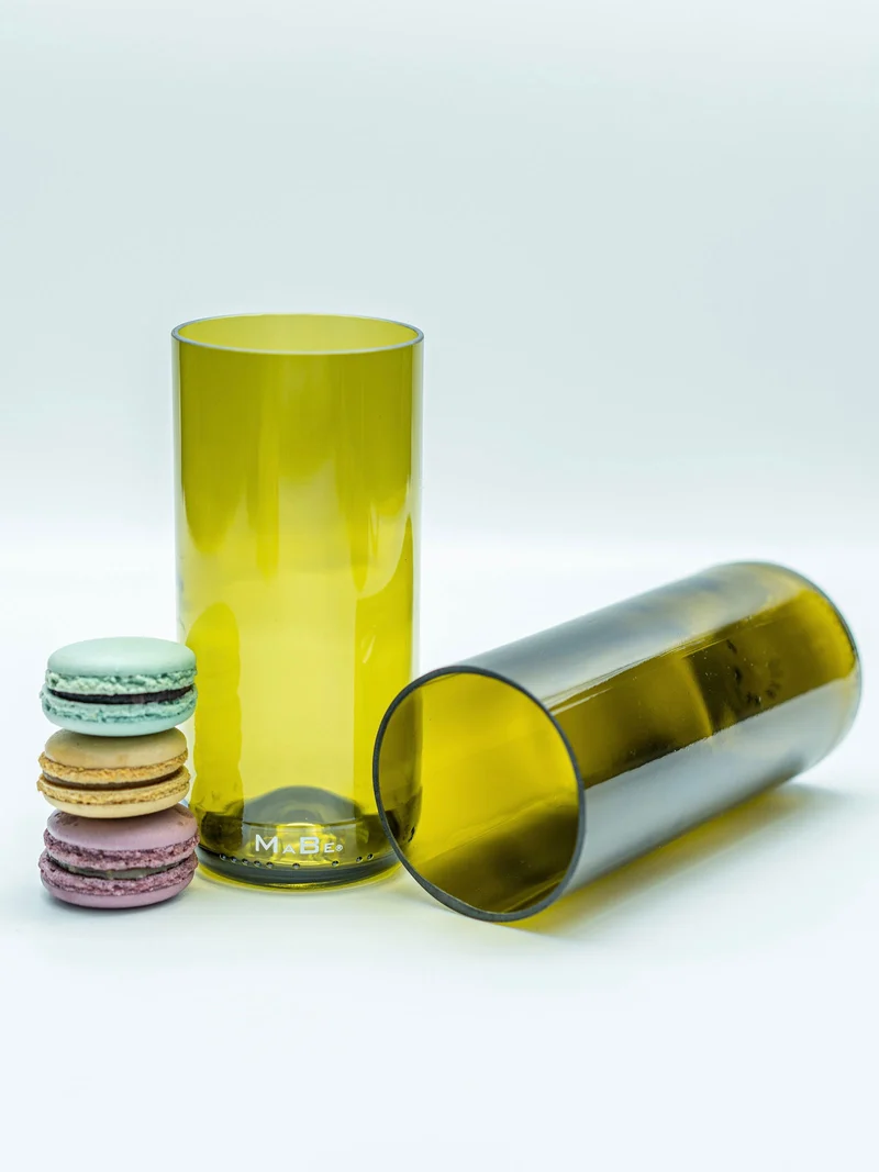 Trink Glas - 500 ml - trinkt mit Stil & aus der leeren Flasche