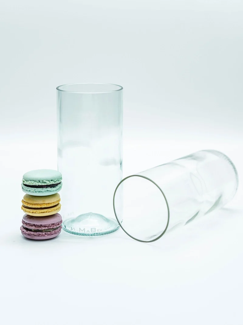 Trink Glas - 500 ml - trinkt mit Stil & aus der leeren Flasche