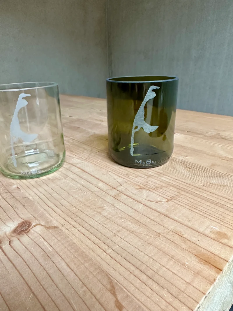 Sylt Glas - mit Lasergravur 🌊 Huldigung an die Nordsee Perle