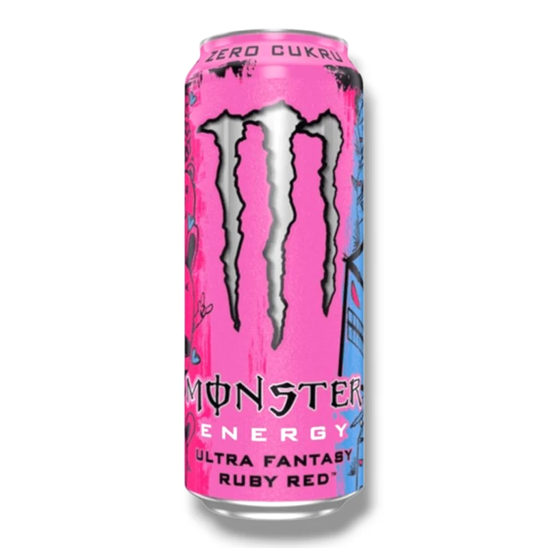 Monster Ultra Fantasy Ruby Red 0,5l – zuckerfreier Energy Drink mit Grapefruitgeschmack