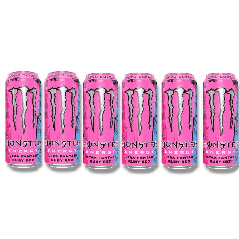 Monster Ultra Fantasy Ruby Red 0,5l – zuckerfreier Energy Drink mit Grapefruitgeschmack