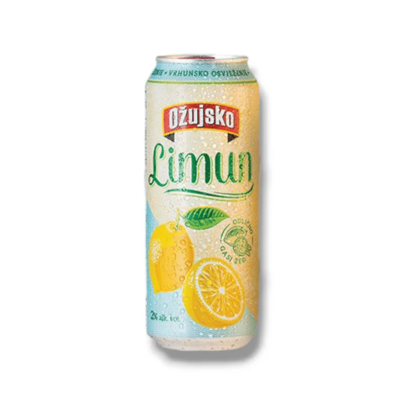 Ožujsko Limun 0,5l – Zitronenradler aus Kroatien mit 2,0% Vol.