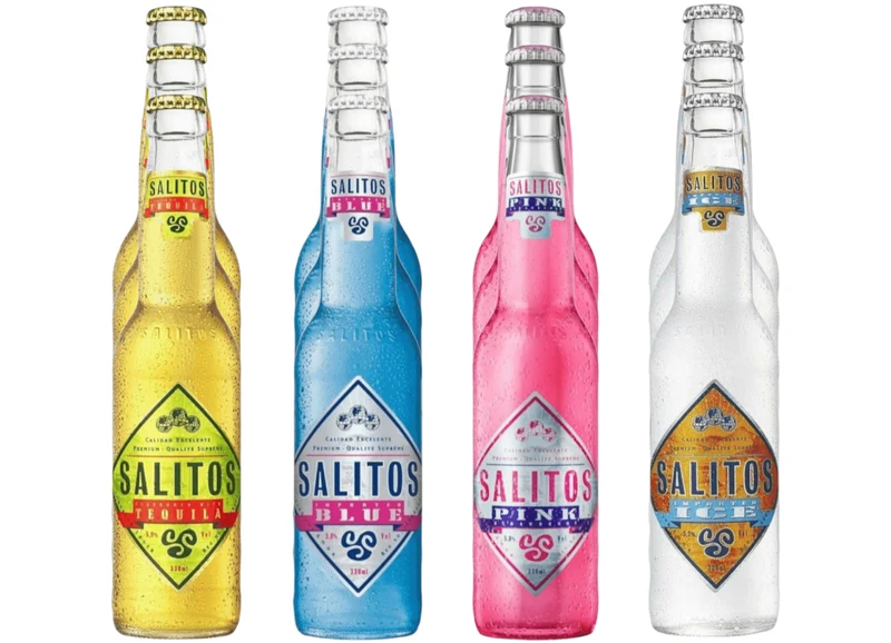Salitos Mix 0,33l - Original Tequila - Blue - Pink & Ice