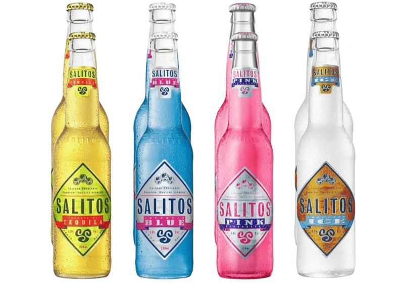 Salitos Mix 0,33l - Original Tequila - Blue - Pink & Ice