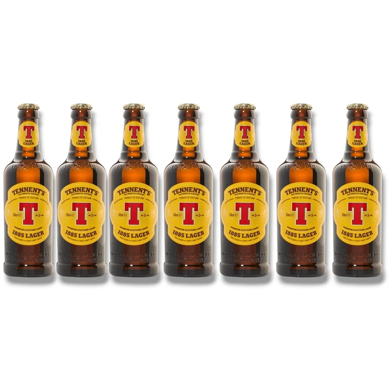 Tennent's 1885 Lager 0,33l -Bier aus Schottland 5%