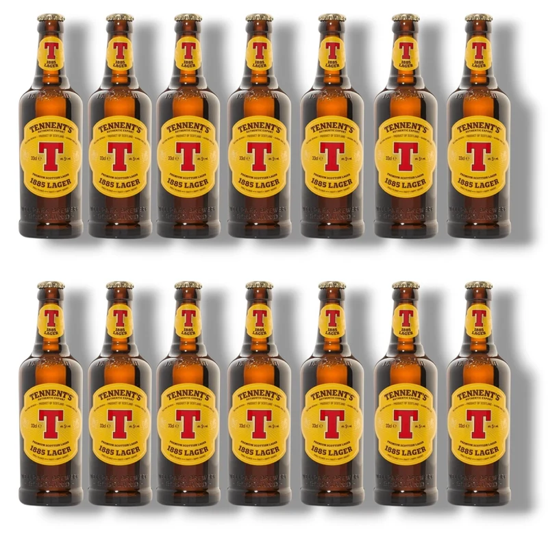 Tennent's 1885 Lager 0,33l -Bier aus Schottland 5%