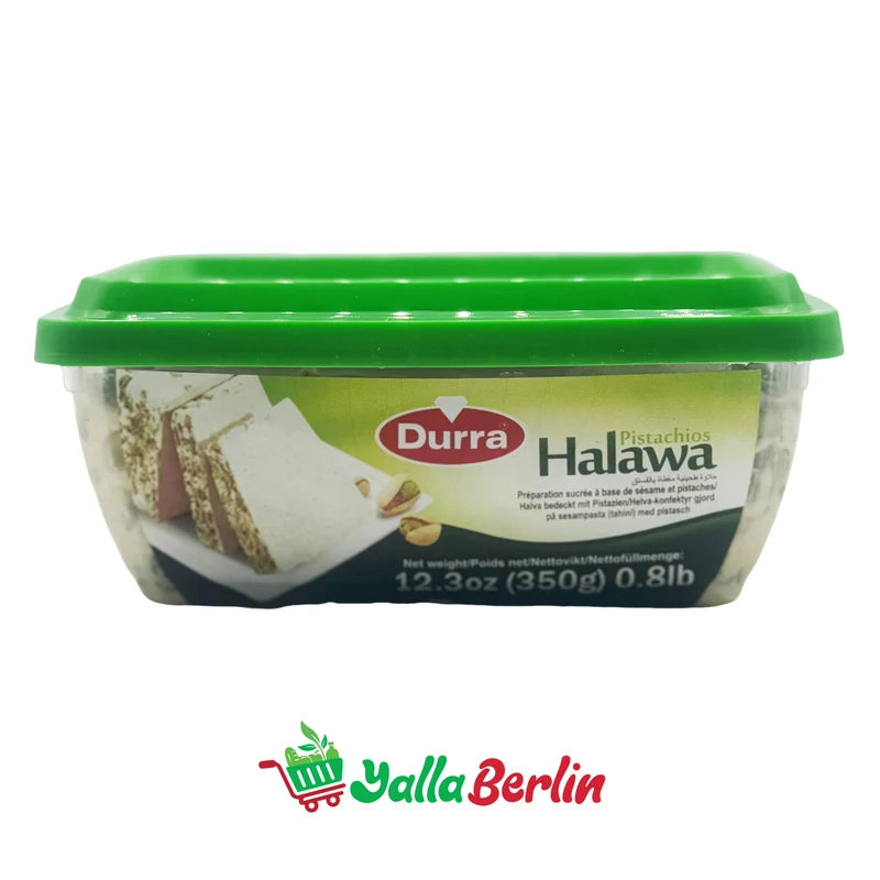 DURRA HALAWA TAHINI MIT PISTAZIEN (350 Gr)