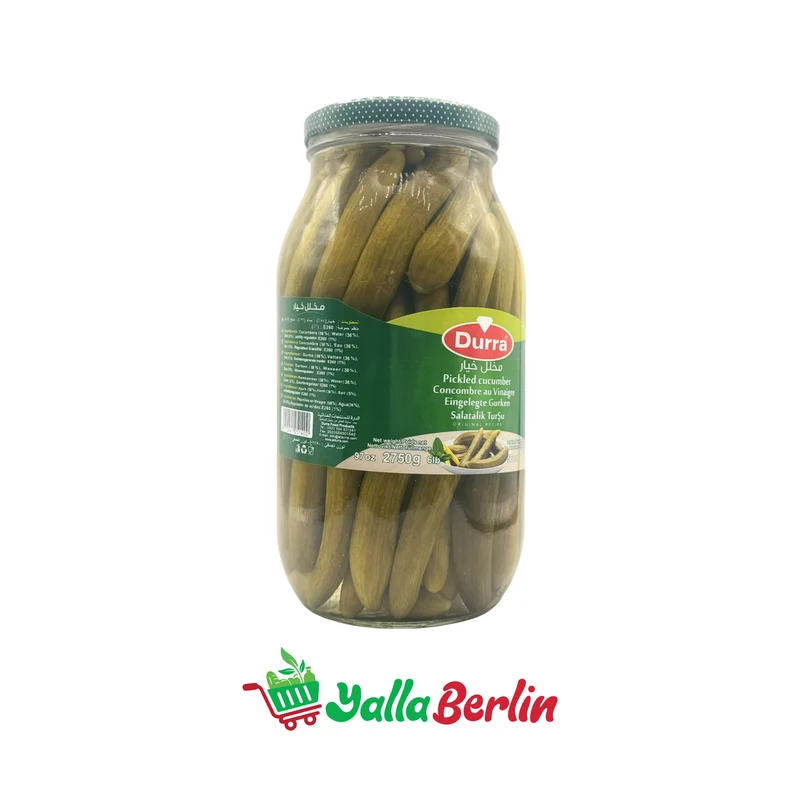 DURRA EINGELEGTE GURKEN IN SALZLAKE 2750 Gr