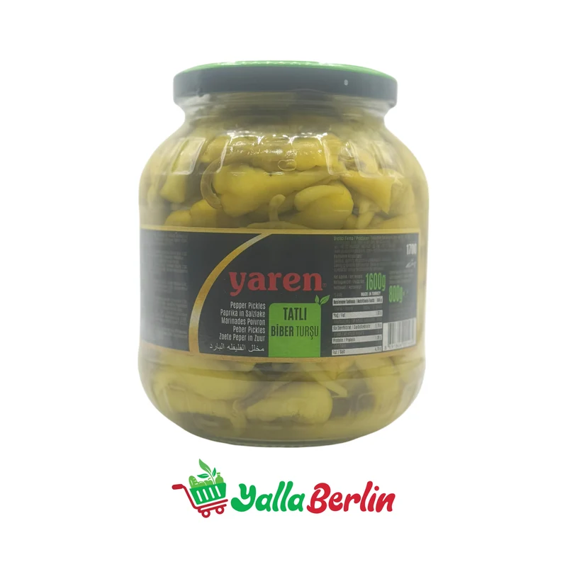YAREN PAPRIKA IN SALZLAKE(SUSS) (800 Gr)