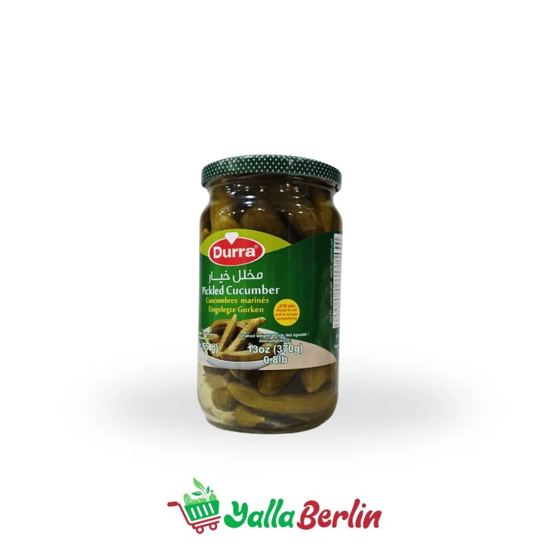 DURRA EINGELEGTE GURKEN IN SALZLAKE 650gr