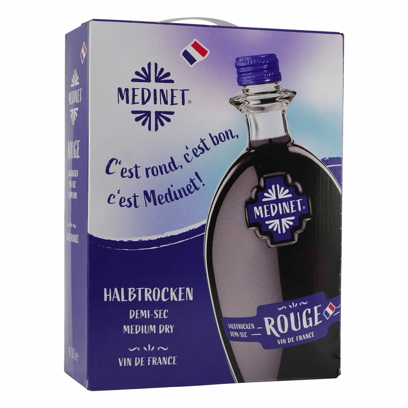 Medinet Rouge -halbtrocken- 3,0L BIB