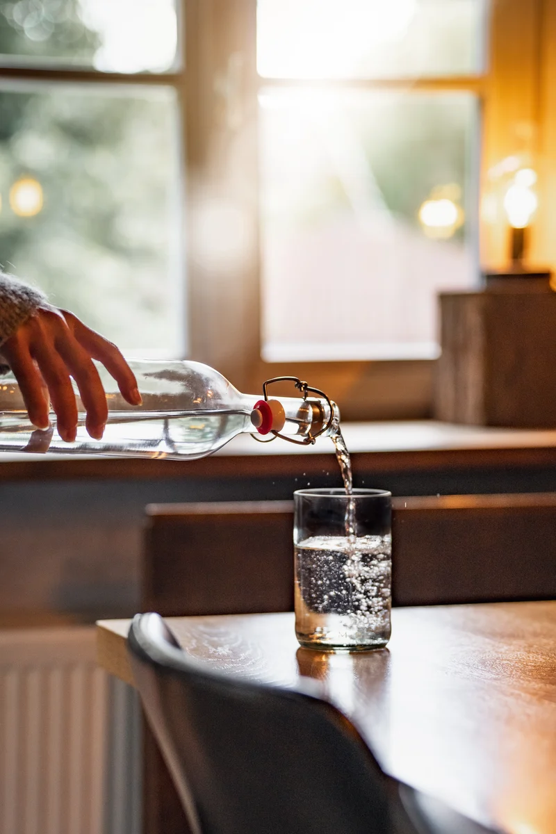 Trink Glas - Upcycling aus der dt. Weinflasche - witzig & ecofriendly - B2B