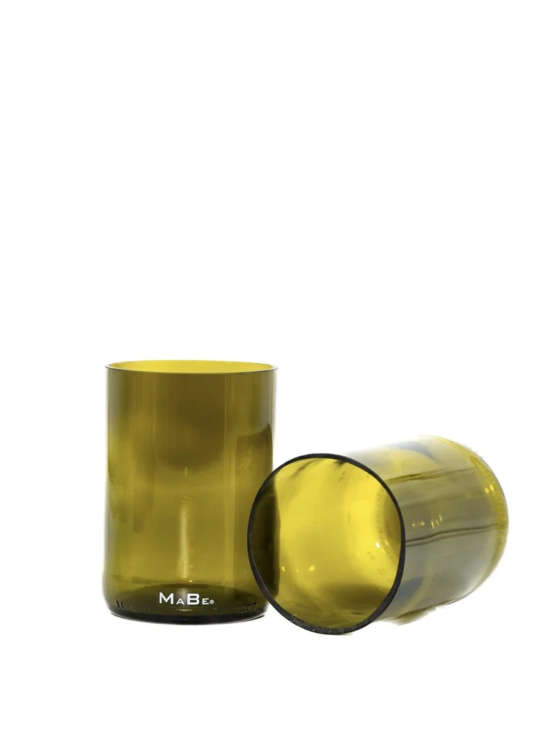 Trink Glas Weinflasche - Cheers, auf die Nachhaltigkeit - aus der 1l Weinflasche - B2B