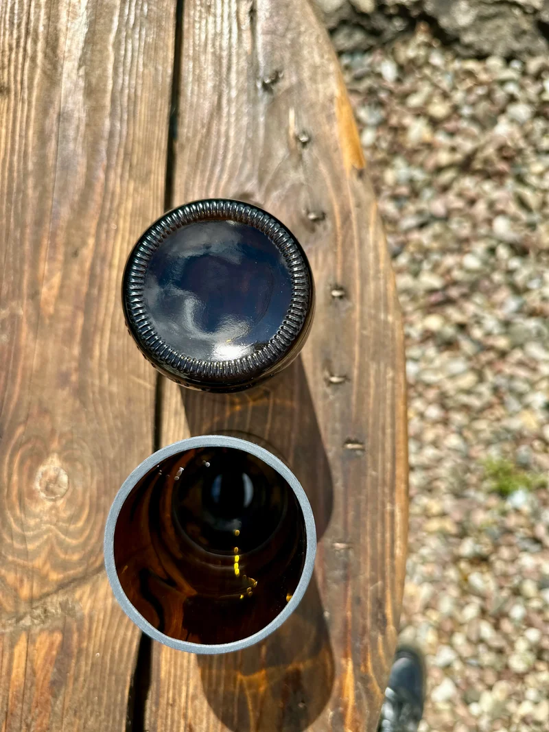 Bierglas 🍺 trink aus der Flasche - aber mit Stil - Upcycling aus der herkömmlichen 0,5l Bierflasche