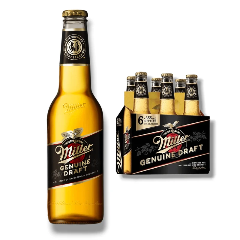 Miller Genuine Draft 330 ml – American Lager 4,7 % Vol.