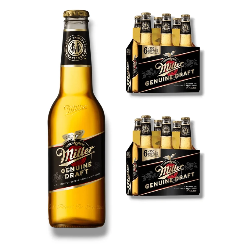 Miller Genuine Draft 330 ml – American Lager 4,7 % Vol.
