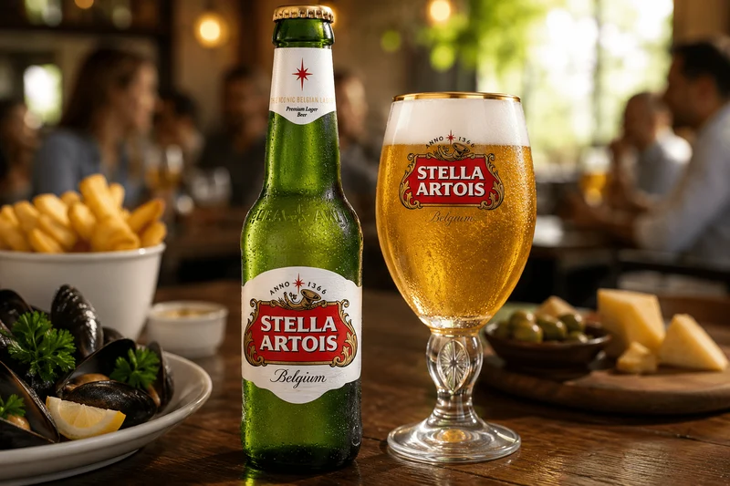 Stella Artois 0,33l – Belgisches Premium Lagerbier 5,0 % Vol.