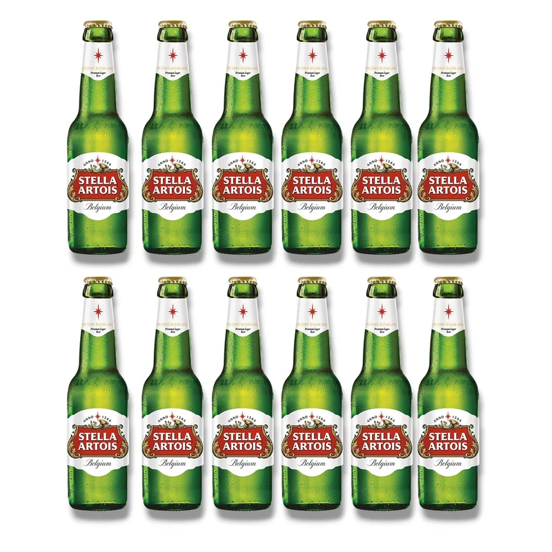 Stella Artois 0,33l – Belgisches Premium Lagerbier 5,0 % Vol.