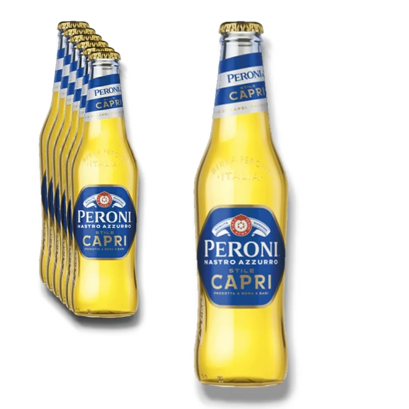 Peroni Nastro Azzurro Stile Capri 0,33l - das neue Peroni mit 4,2% Vol.