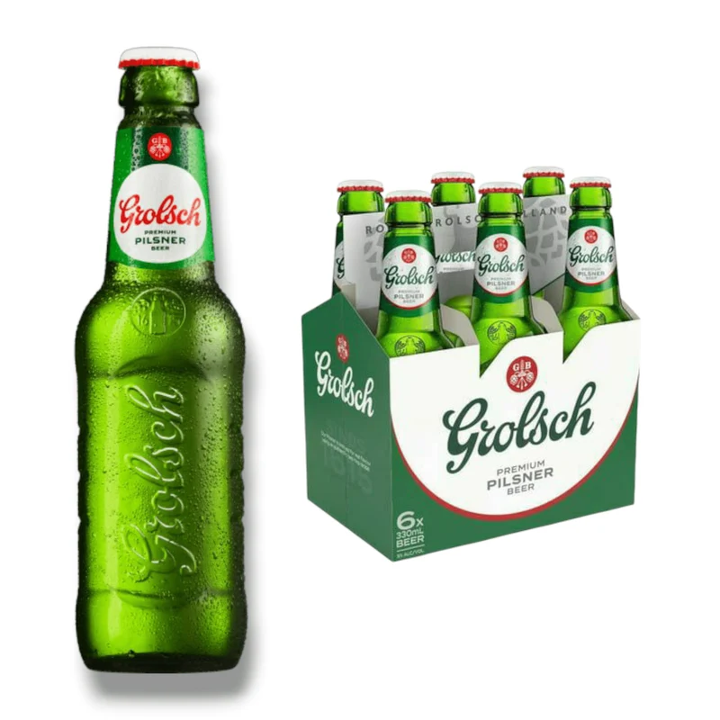 Grolsch Premium Pilsner Bier 0,3l- Das niederländische Lager mit 5,0% Vol.