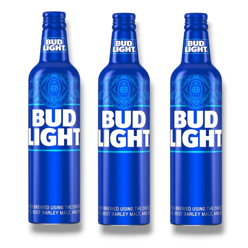 Bud Light Aluminium Bottle 473ml- Original USA Import mit 4,2% Vol.