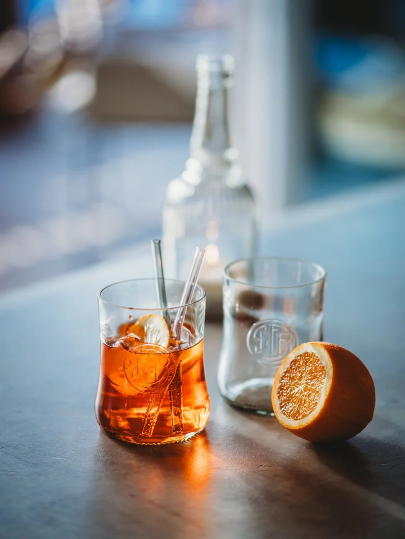 ☀️ das NEUE APEROL Glas 🧡 🍊 aus der Literflasche gefertigt - toll für Longdrinks