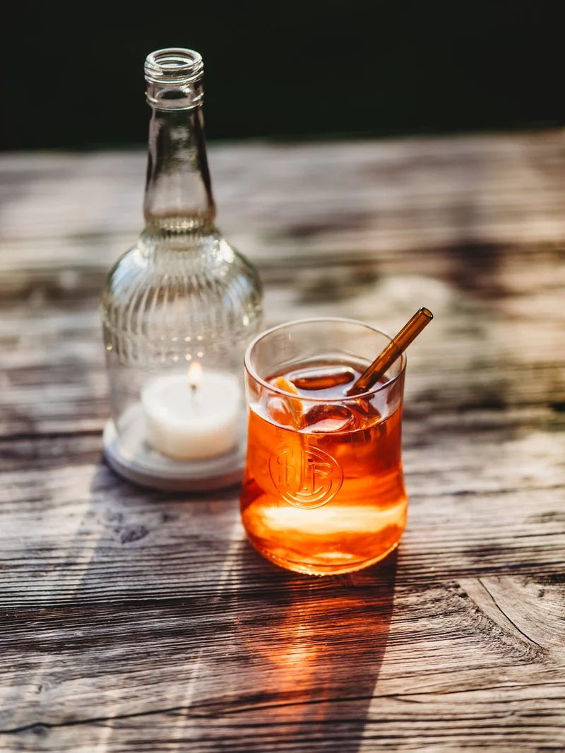☀️ das NEUE APEROL Glas 🧡 🍊 aus der Literflasche gefertigt - toll für Longdrinks