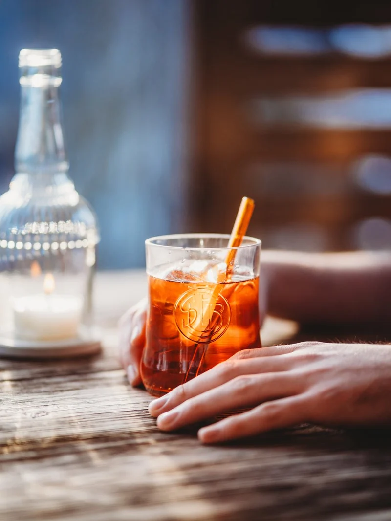 ☀️ das NEUE APEROL Glas 🧡 🍊 aus der Literflasche gefertigt - toll für Longdrinks