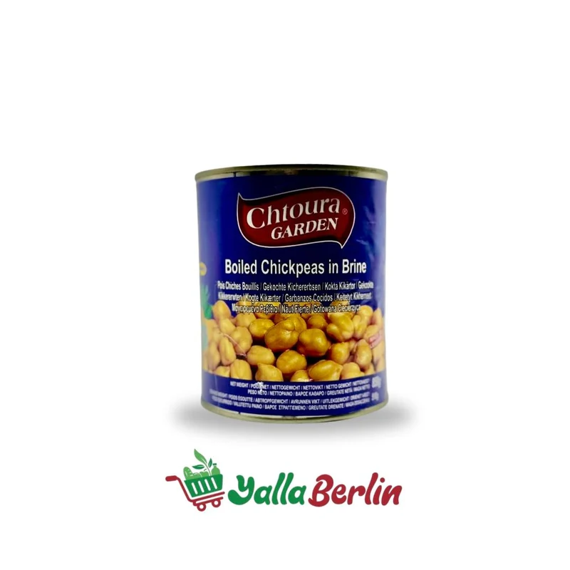 CHTOURA GARDEN GEKOCHTE KICHERERBSEN 850 Gr