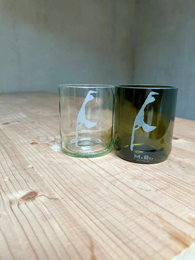 Sylt Glas - mit Lasergravur 🌊 Huldigung an die Perle in der Nordsee - B2B
