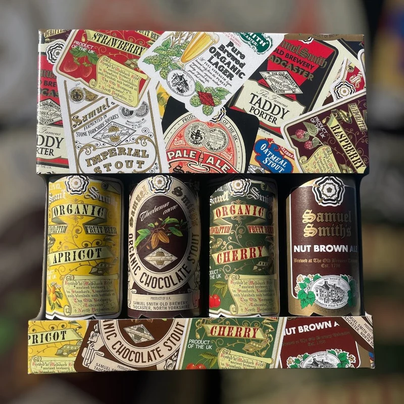 Samuel Smith Geschenkset – 4 Bio-Biere mit Frucht- & Schokoladenaromen