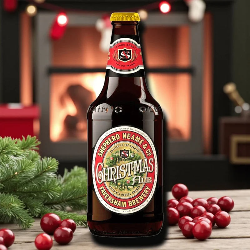 Shepherd Neame Christmas Ale 0,5l – Englisches Weihnachtsbier 7,0 % Vol.