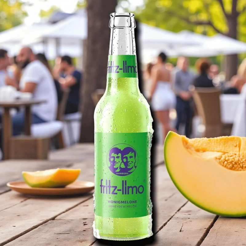Fritz-Limo Honigmelone – Fruchtige Limonade aus Hamburg