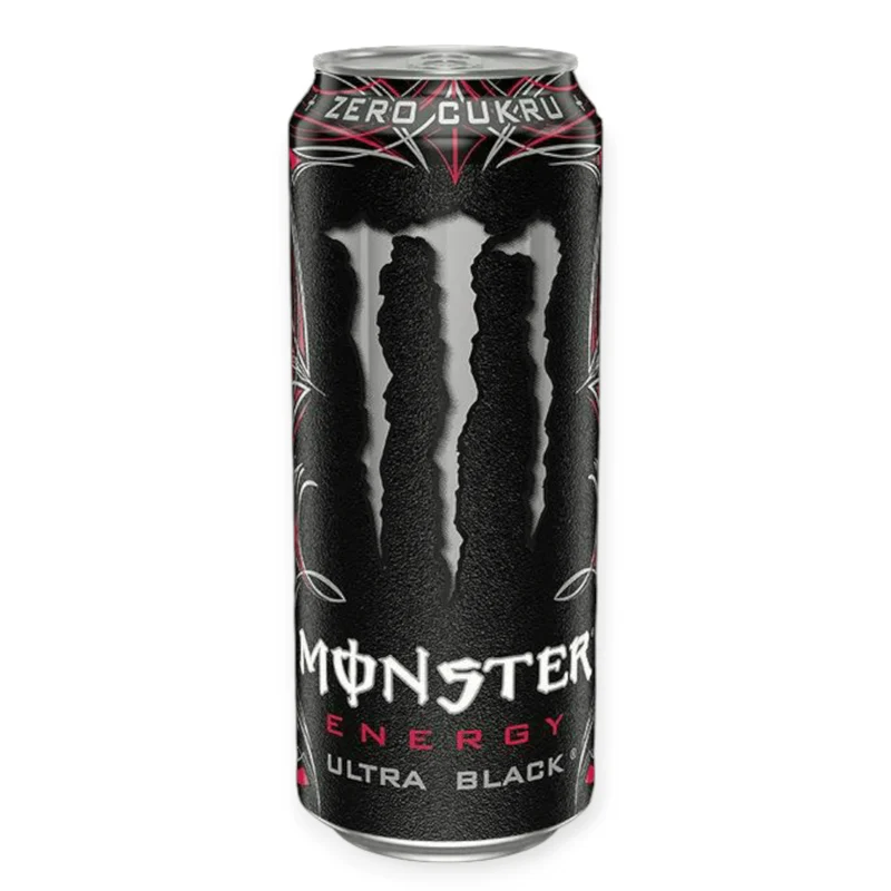 Monster Energy Ultra Black 0,5l– Zuckerfrei & Fruchtig mit Kirsch