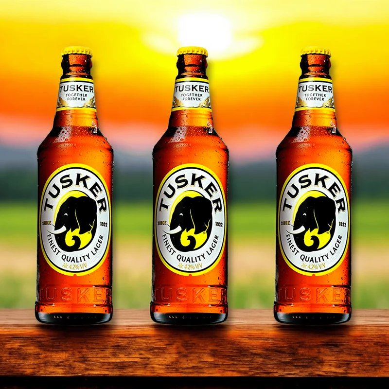 Tusker Lager Bier 0,5l– Kenianisches Premium Bier 4,2% Vol.