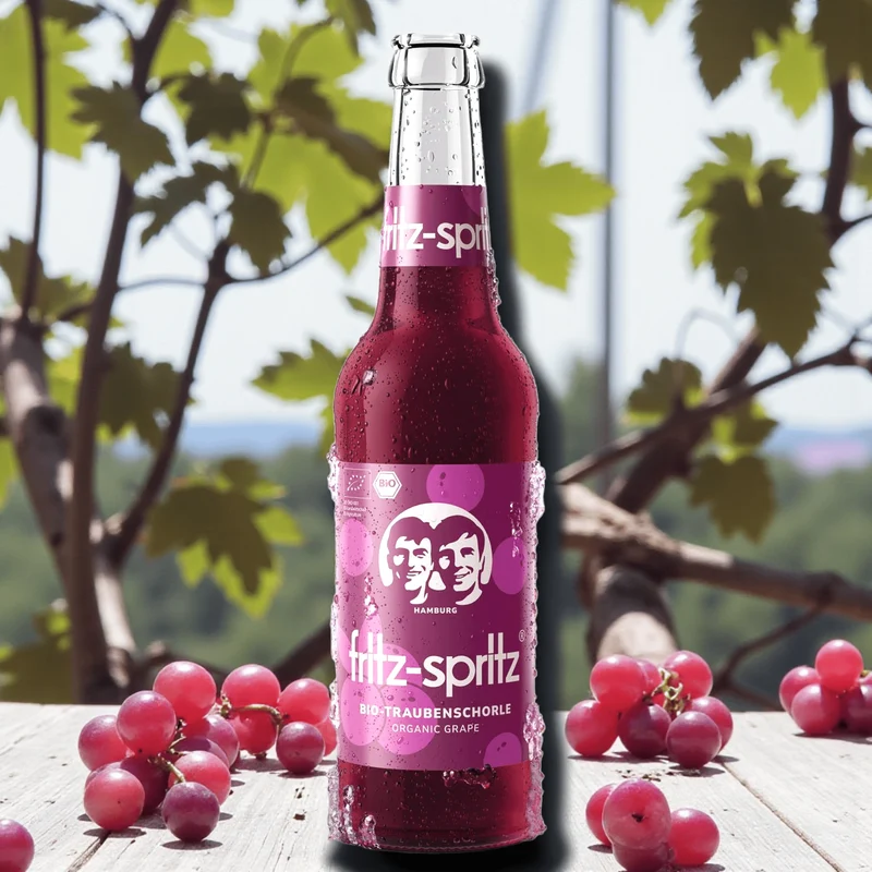 Fritz-Spritz Traubenschorle – Natürliche Bio-Traubenschorle aus Hamburg
