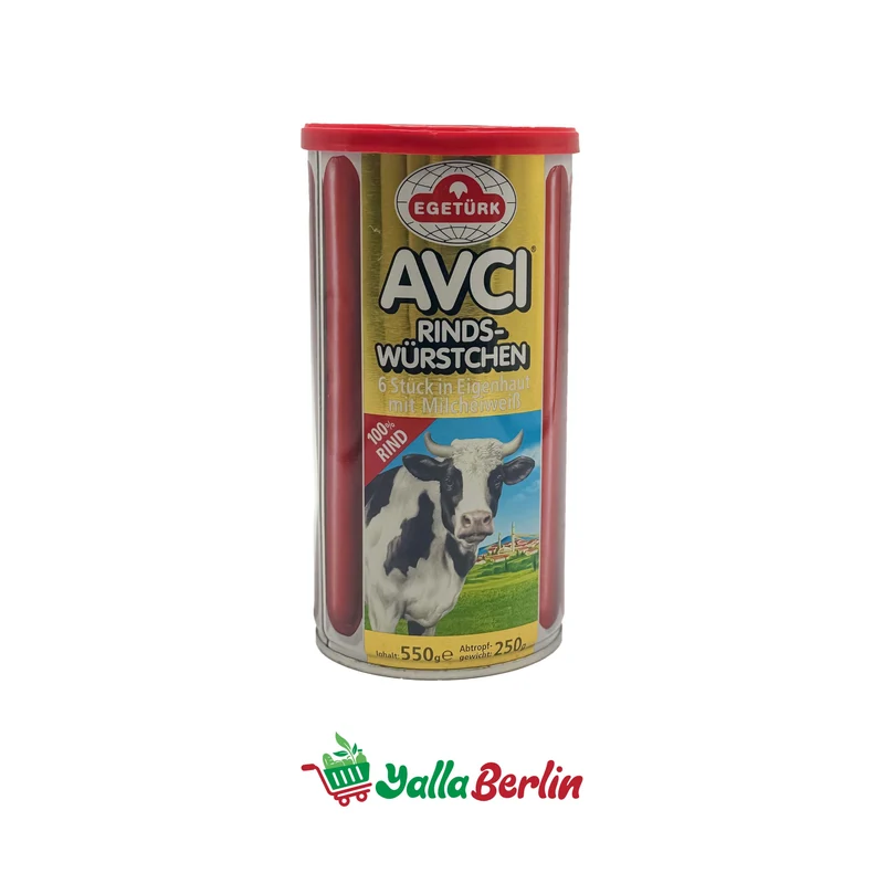 EGETÜRK AVCI RINDS-WÜRSTCHEN (250 Gr Netto)