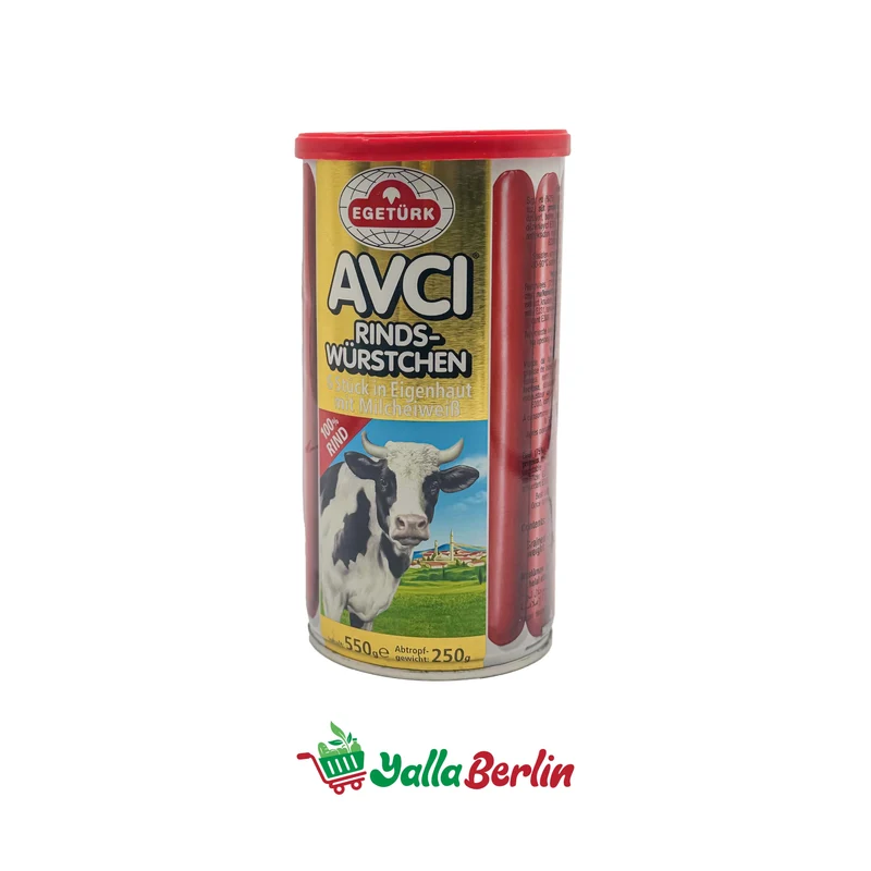 EGETÜRK AVCI RINDS-WÜRSTCHEN (250 Gr Netto)