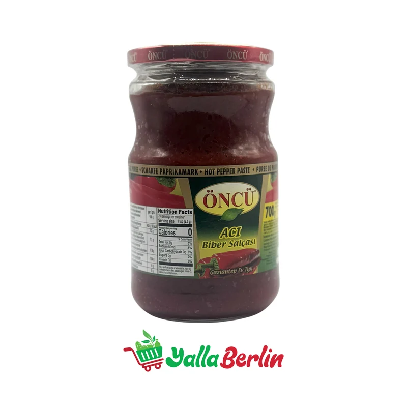 ÖNCÜ ZERDRÜCKTE ROTE PEPERONI (700 Gr)