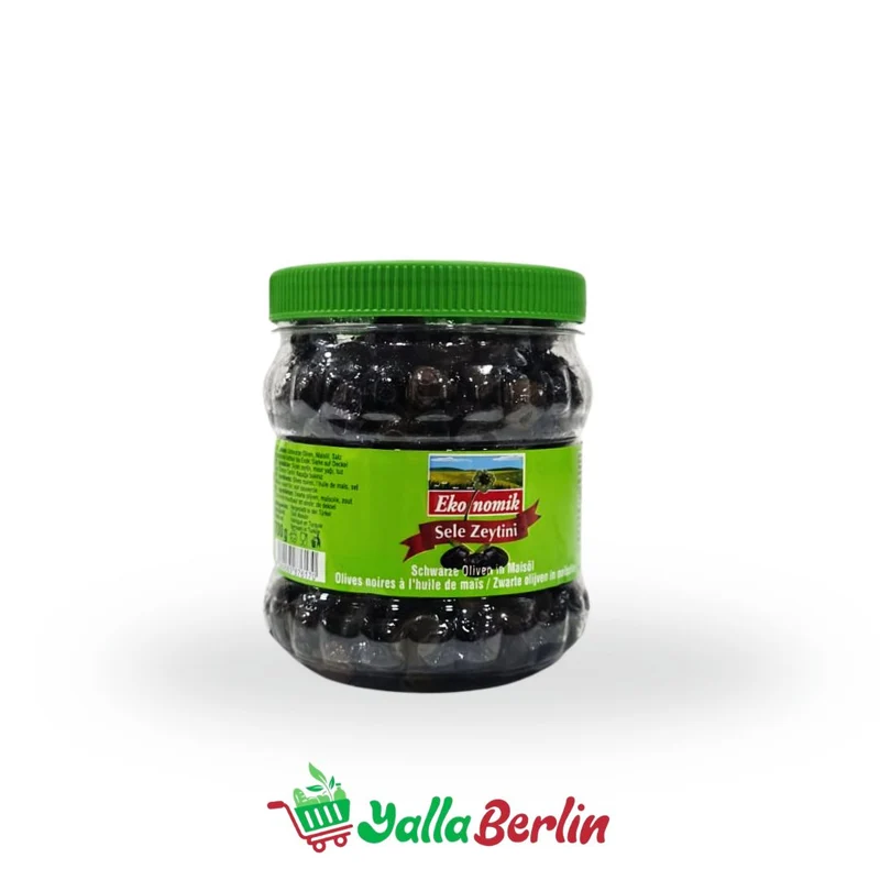 Ekonomik Schwarze Oliven 700gr